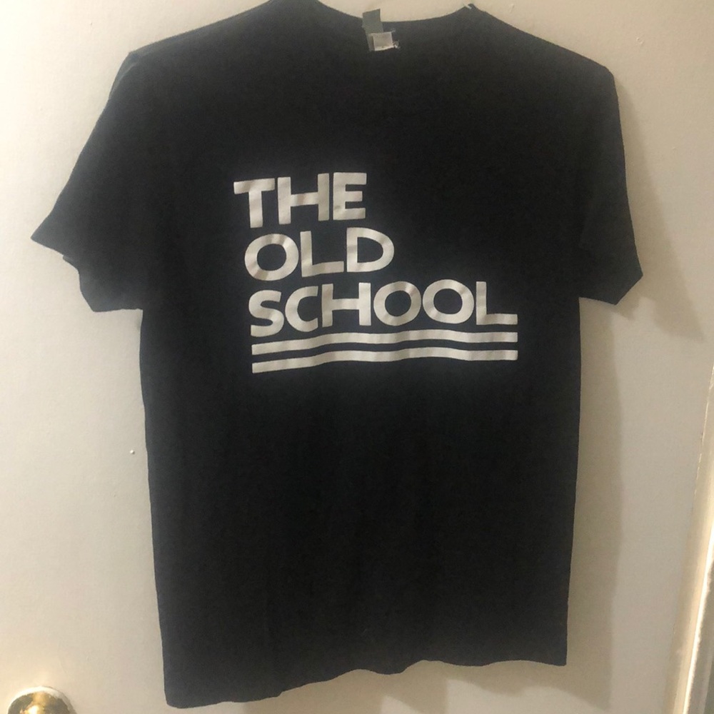 Unisex “The Old School” black w/ white lettering